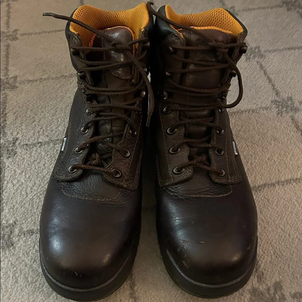 Timberland PRO Titan Dark Brown Leather Boots